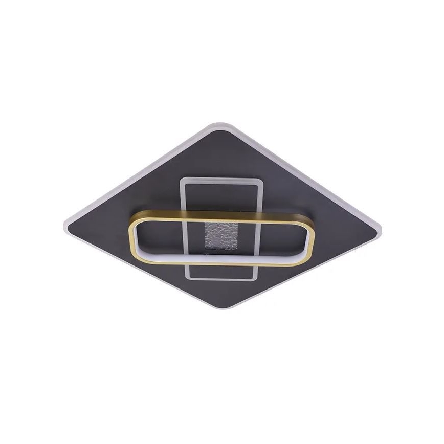 Dimmbare LED-Deckenleuchte LED/90W/230V 3000-6500K schwarz + Fernbedienung