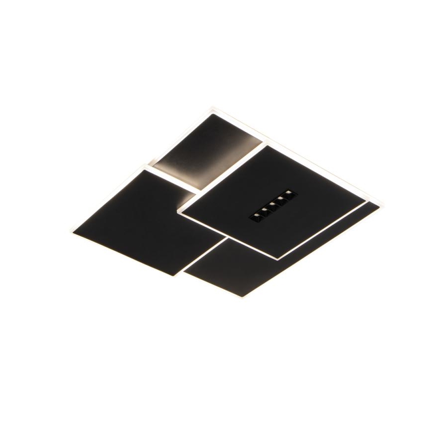 Dimmbare LED-Deckenleuchte LED/95W/230V 3000-6500K schwarz + Fernbedienung