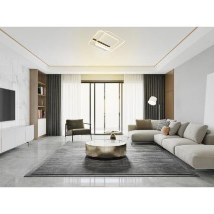 Dimmbare LED-Deckenleuchte LED/95W/230V 3000-6500K weiß + Fernbedienung