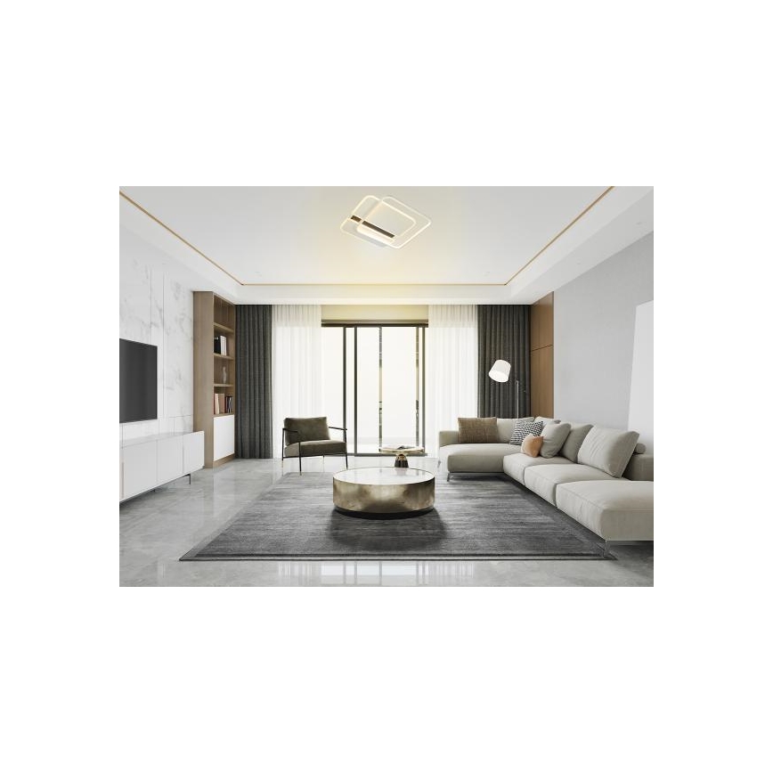 Dimmbare LED-Deckenleuchte LED/95W/230V 3000-6500K weiß + Fernbedienung