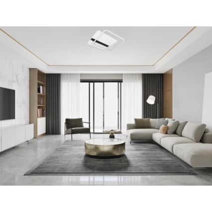 Dimmbare LED-Deckenleuchte LED/95W/230V 3000-6500K weiß + Fernbedienung