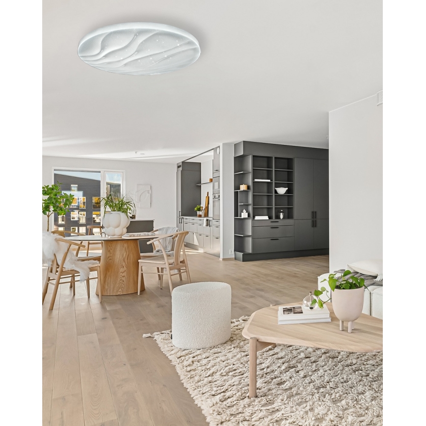Dimmbare LED-Deckenleuchte LIKA LED/60W/230V 2700-6500K d 58 cm + Fernbedienung