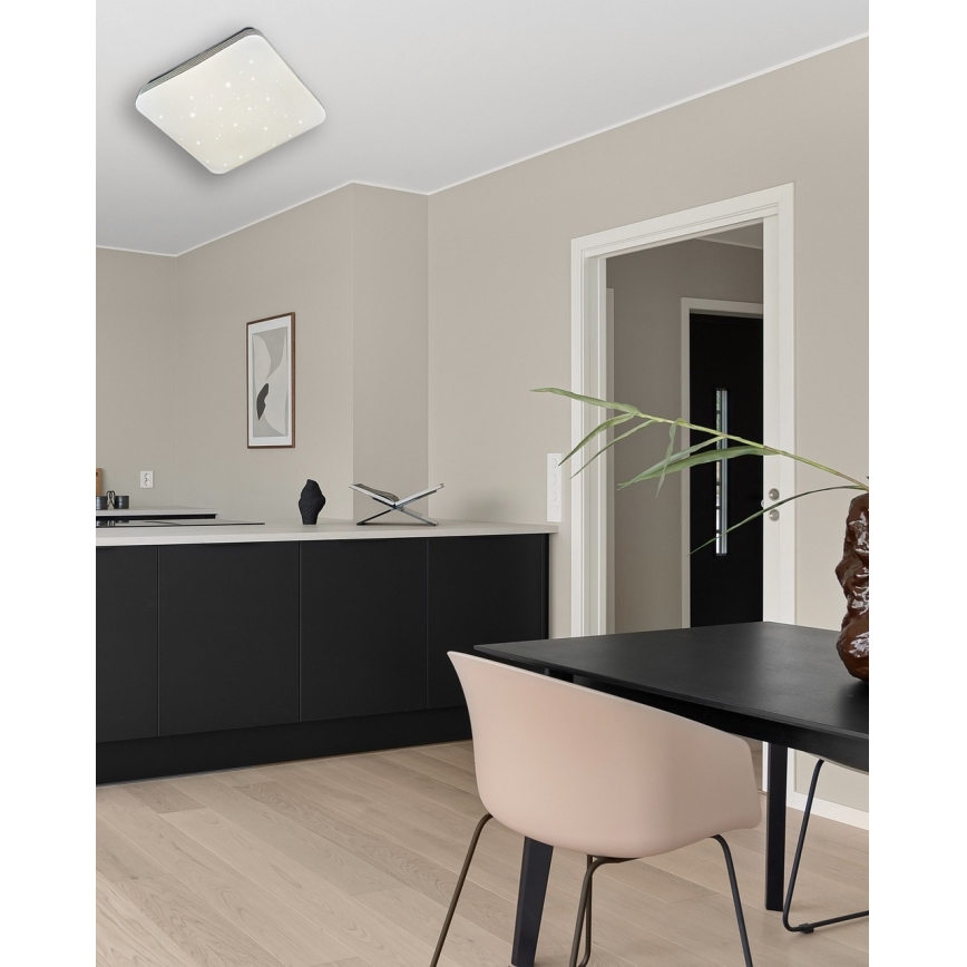 Dimmbare LED-Deckenleuchte MANA LED/36W/230V 2700-6500K 43x43 cm + Fernbedienung