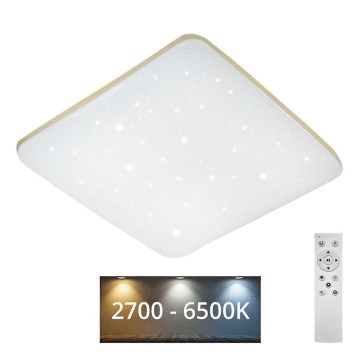 Dimmbare LED-Deckenleuchte MANA LED/60W/230V 2700-6500K 53x53 cm + Fernbedienung