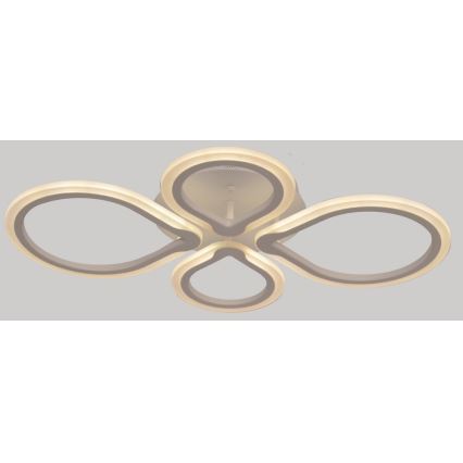 LED-dimmbare Deckenleuchte TRIESTE LED/52W/230V + Fernbedienung