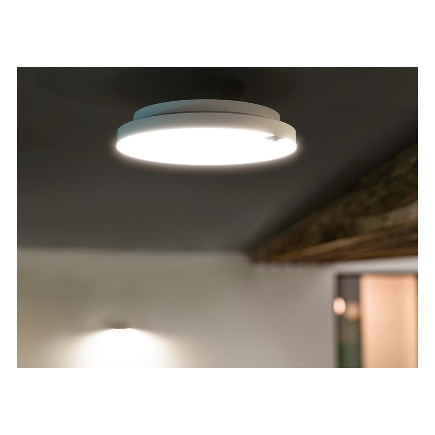 Dimmbare LED-Deckenleuchte mit Bewegungs- und Dämmerungssensor OLDA LED/6/12/18W/230V Ø 23 cm