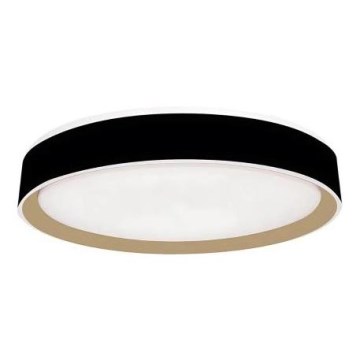 Dimmbare LED-Deckenleuchte mit Sprachsteuerung OPAL LED/48W/230V 2700-6500K schwarz + Fernbedienung