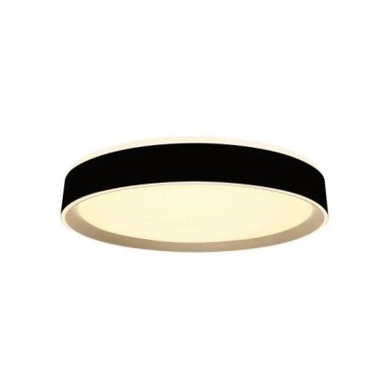 Dimmbare LED-Deckenleuchte mit Sprachsteuerung OPAL LED/48W/230V 2700-6500K schwarz + Fernbedienung