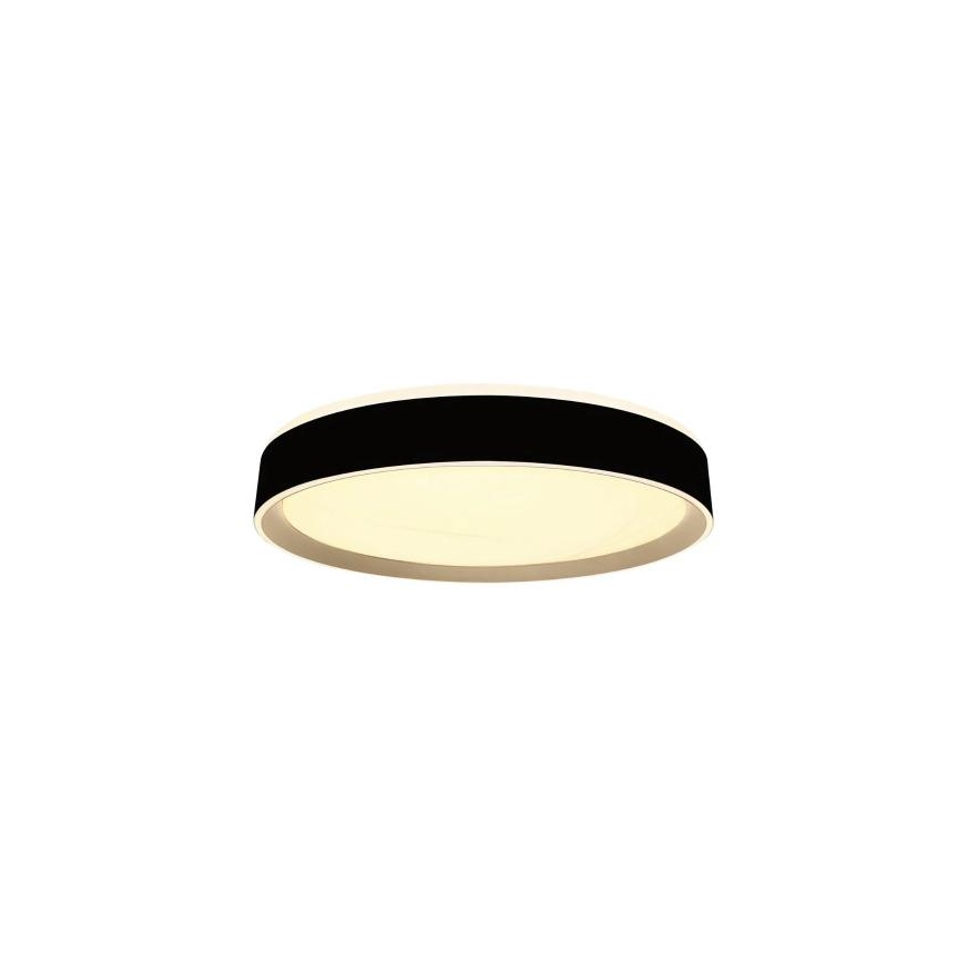 Dimmbare LED-Deckenleuchte mit Sprachsteuerung OPAL LED/48W/230V 2700-6500K schwarz + Fernbedienung