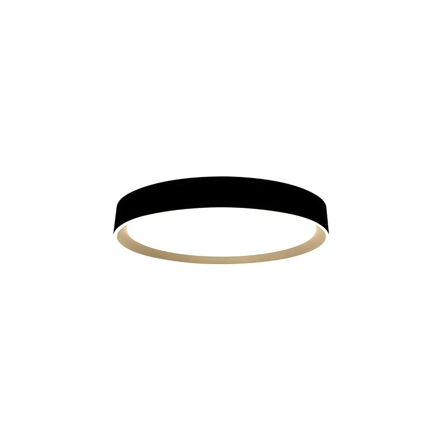 Dimmbare LED-Deckenleuchte mit Sprachsteuerung OPAL LED/48W/230V 2700-6500K schwarz + Fernbedienung