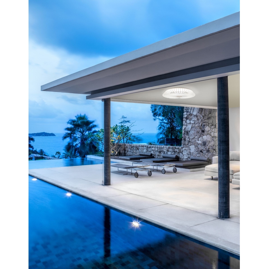 Dimmbare LED-Deckenleuchte mit Ventilator HIMALAYA LED/70W/230V + Fernbedienung