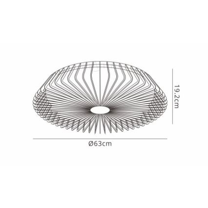 Dimmbare LED-Deckenleuchte mit Ventilator HIMALAYA LED/70W/230V + Fernbedienung