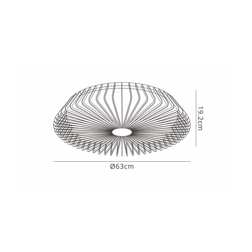 Dimmbare LED-Deckenleuchte mit Ventilator HIMALAYA LED/70W/230V + Fernbedienung