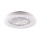Dimmbare LED-Deckenleuchte mit Ventilator LIBYA LED/48W/230V 3000-6500K weiß + Fernbedienung