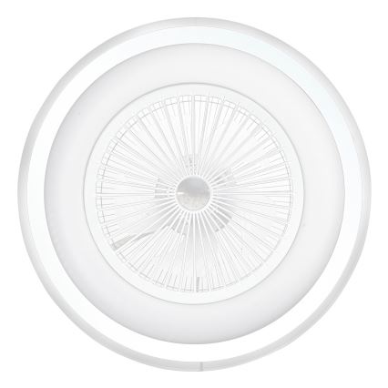 Dimmbare LED-Deckenleuchte mit Ventilator ZONDA LED/48W/230V 3000-6000K weiß + Fernbedienung