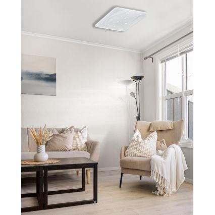 Dimmbare LED-Deckenleuchte NERIS LED/36W/230V 2700-6500K 43x43 cm + Fernbedienung