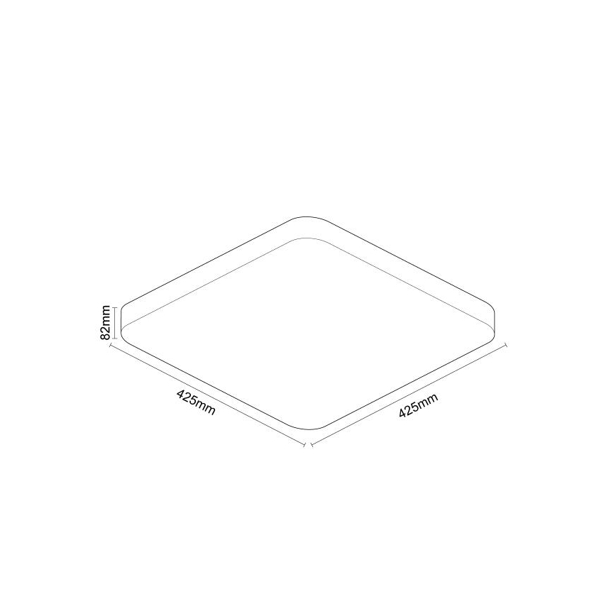 Dimmbare LED-Deckenleuchte OPAL LED/48W/230V 2700-6500K Wi-Fi Tuya weiß + Fernbedienung