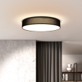 Dimmbare LED-Deckenleuchte PENLEY LED/48W/230V 3000-6500K d 40 cm schwarz + Fernbedienung