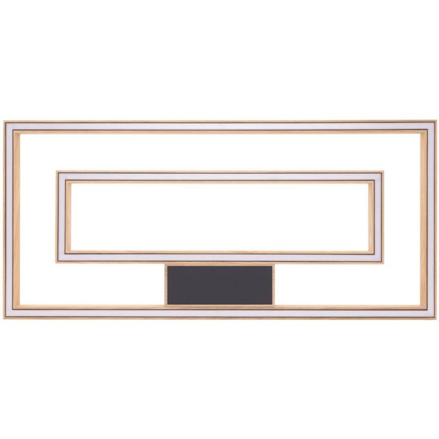 Dimmbare LED-Deckenleuchte RAMME 2xLED/28,5W/230V Eiche