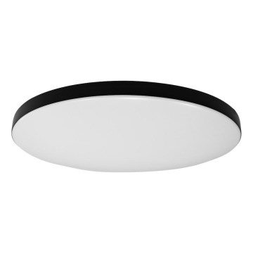 Dimmbare LED-Deckenleuchte SIENA LED/80W/230V 3000-6000K Ø 75 cm schwarz + Fernbedienung