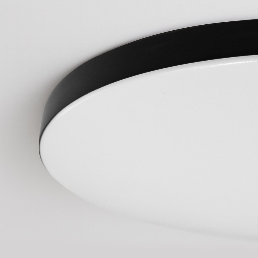 Dimmbare LED-Deckenleuchte SIENA LED/80W/230V 3000-6000K Ø 75 cm schwarz + Fernbedienung