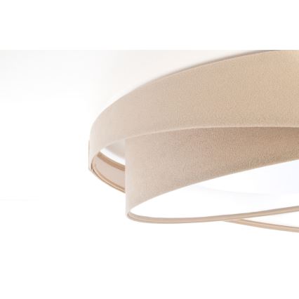 Dimmbare LED-Deckenleuchte SMART GALAXY MODERN LED/24W/230V 3000-6500K Ø 55 cm beige/weiß + Fernbedienung