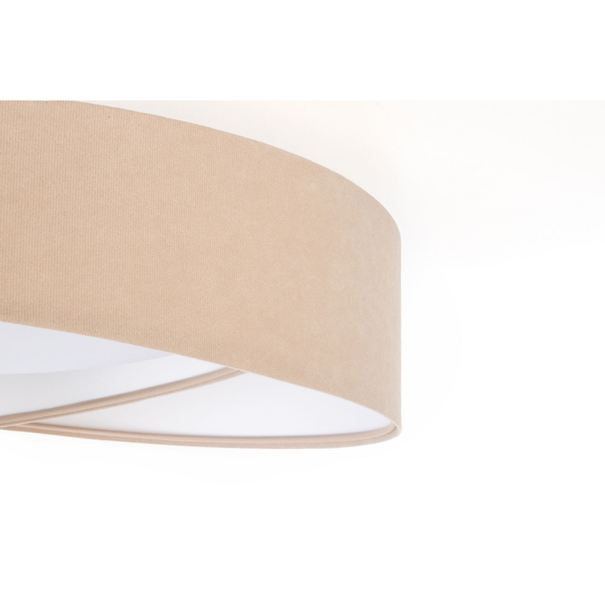 Dimmbare LED-Deckenleuchte SMART GALAXY MODERN LED/24W/230V 3000-6500K Ø 55 cm beige/weiß + Fernbedienung