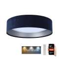 Dimmbare LED-Deckenleuchte SMART GALAXY LED/24W/230V d 45 cm 2700-6500K Wi-Fi Tuya blau/silbern + Fernbedienung