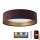 Dimmbare LED-Deckenleuchte SMART GALAXY LED/24W/230V d 45 cm 2700-6500K Wi-Fi Tuya braun/golden + Fernbedienung