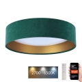 Dimmbare LED-Deckenleuchte SMART GALAXY LED/24W/230V d 45 cm 2700-6500K Wi-Fi Tuya grün/golden + Fernbedienung