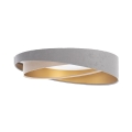 Dimmbare LED-Deckenleuchte SMART GALAXY MODERN LED/24W/230V 3000-6500K Ø 55 cm grau/beige/gold + Fernbedienung