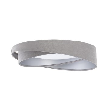 Dimmbare LED-Deckenleuchte SMART GALAXY MODERN LED/24W/230V 3000-6500K Ø 55 cm Grau/Silber + Fernbedienung