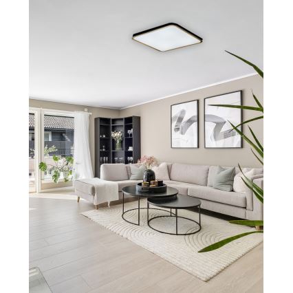 Dimmbare LED-Deckenleuchte UNA LED/60W/230V 2700-6500K 50x50 cm + Fernbedienung