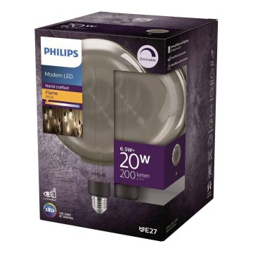 Dimmbare LED-Filament-Lampe G200 E27/6,5W/230V 1800K