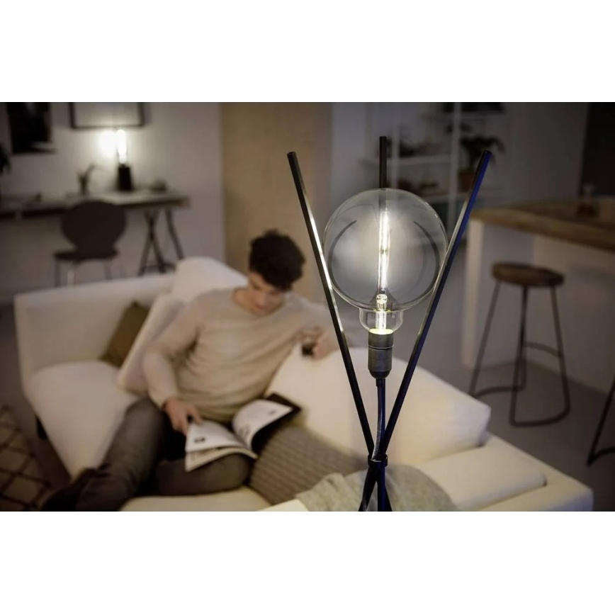 Dimmbare LED-Filament-Lampe G200 E27/6,5W/230V 1800K