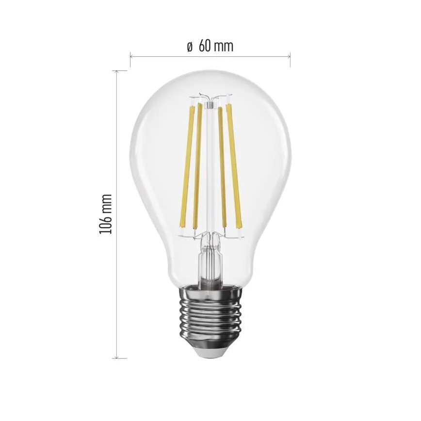 Dimmbare LED-Filamentlampe A60 E27/7,5W/230V 2700K