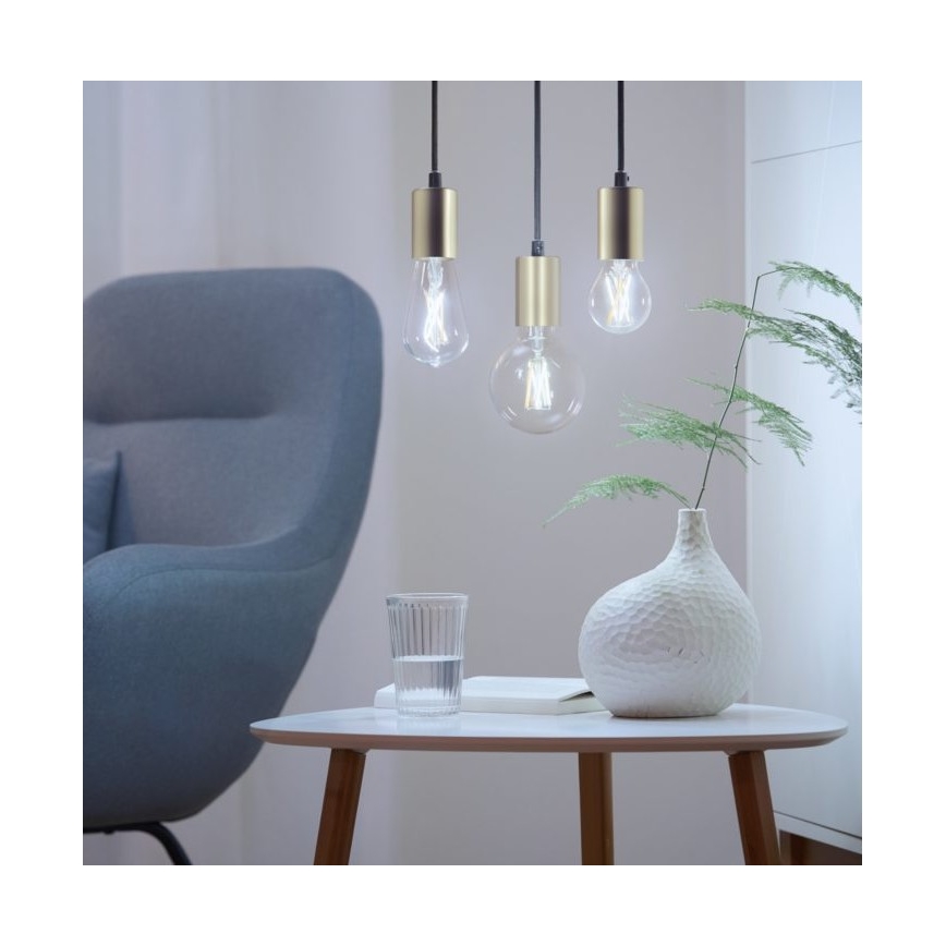 Dimmbare LED Glühbirne FILAMENT A60 E27/6,7W/230V 2700-6500K CRI 90 Wi-Fi - WiZ