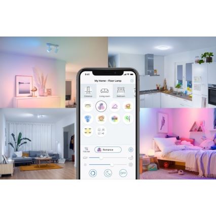 Dimmbare LED Glühbirne FILAMENT A60 E27/6,7W/230V 2700-6500K CRI 90 Wi-Fi - WiZ