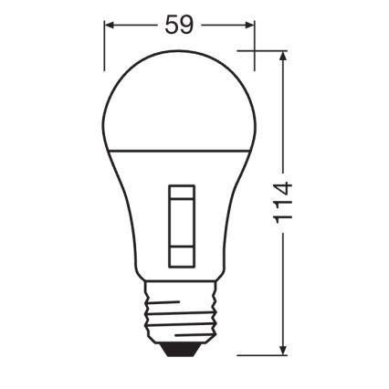 Dimmbare LED-Glühbirne CLASSIC A60 E27/8,8W/230V 2700/3000/4000/6500K - Osram