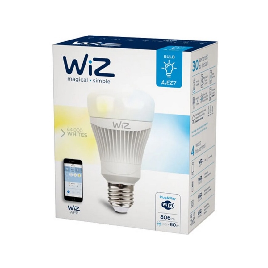 Dimmbare LED-Glühbirne E27/11,5W/230V 2700-6500K Wi-Fi – WiZ