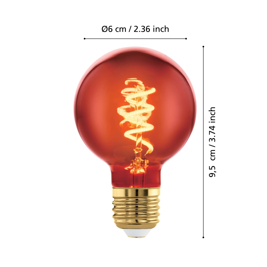 Dimmbare LED-Glühbirne E27/4W/230V 2000K – Eglo 110198