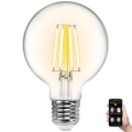 Dimmbare LED-Glühbirne FILAMENT G80 E27/6W/230V 2700-6500K Wi-Fi - Aigostar