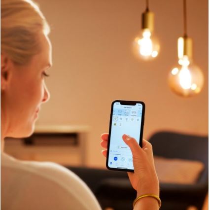 Dimmbare LED Glühbirne FILAMENT G95 E27/6,7W/230V 2700-6500K CRI 90 Wi-Fi - WiZ