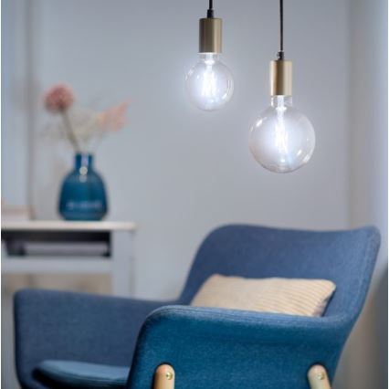 Dimmbare LED Glühbirne FILAMENT G95 E27/6,7W/230V 2700-6500K CRI 90 Wi-Fi - WiZ