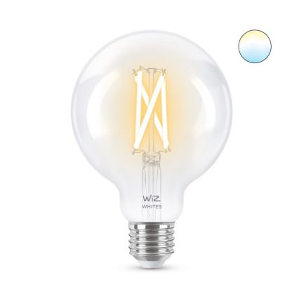 Dimmbare LED Glühbirne FILAMENT G95 E27/6,7W/230V 2700-6500K CRI 90 Wi-Fi - WiZ