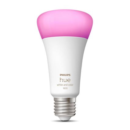 Dimmbare LED-Glühbirne Philips Hue Weiß und Farbe Ambiance A67 E27/13,5W/230V 2000-6500K