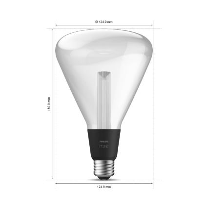 Dimmbare LED-Glühbirne Philips Hue Weiß und Farben-Ambiente E27/6,5W/230V 2000-6500K