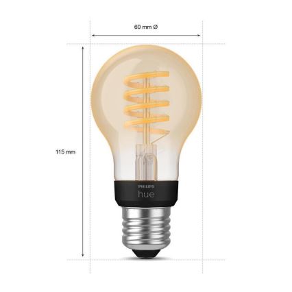 Dimmbare LED-Glühbirne Philips Hue WHITE AMBIANCE A60 E27/7W/230V 2200-4500K