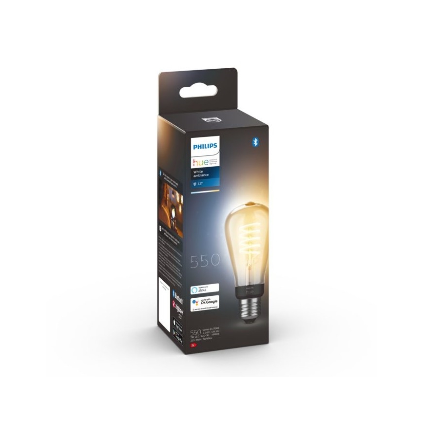 Dimmbare LED-Glühbirne Philips Hue WHITE AMBIANCE ST64 E27/7W/230V 2200-4500K