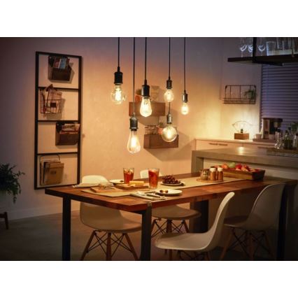 Dimmbare LED-Glühbirne Philips Hue WHITE FILAMENT G125 E27/7W/230V 2100K